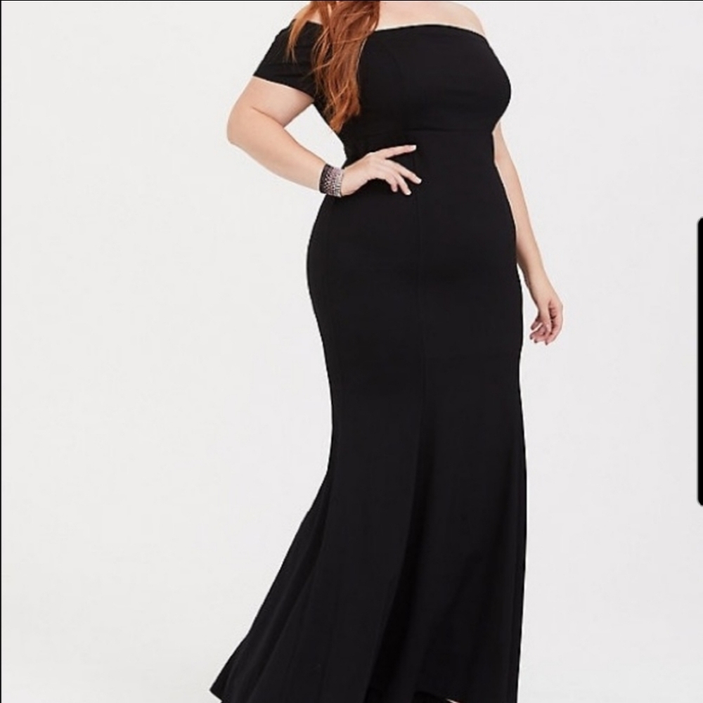 Torrid Floor Length Ponte Dress, size 18